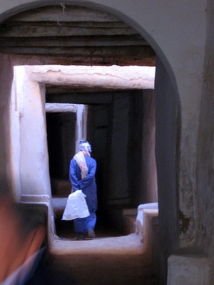 Ghadames - Old Bloke Taking A Stroll